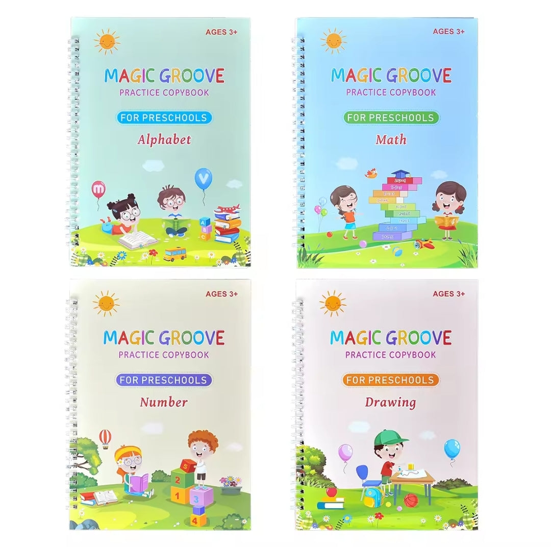 Reusable children's magic copy book